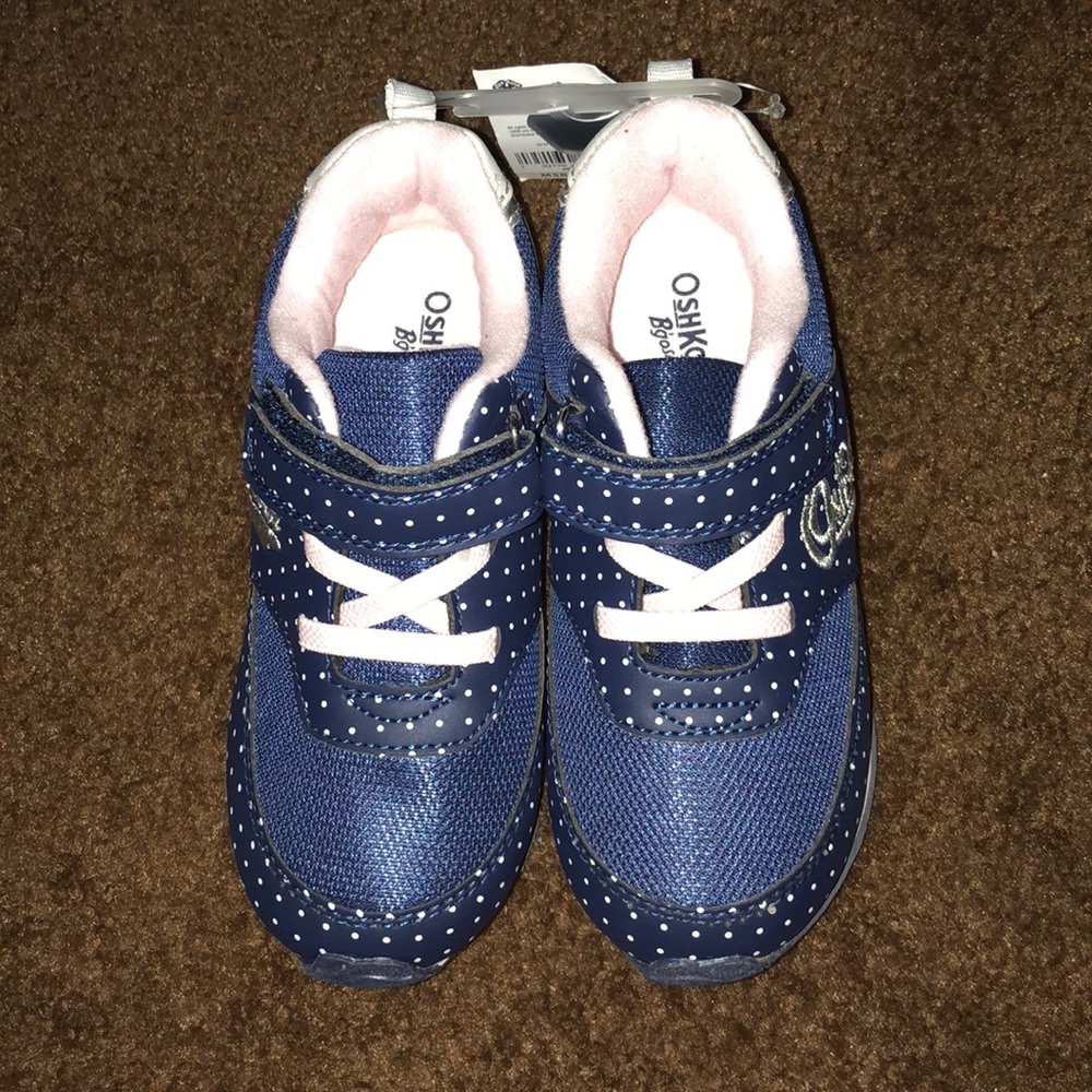 OshKosh children shoes navy and pink